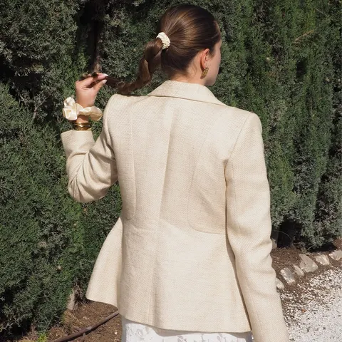 Silkescrunchie Large Champagne