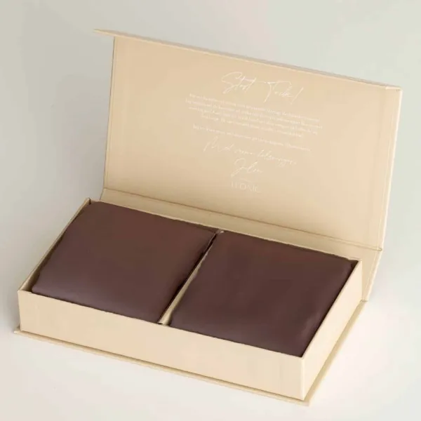 Silkeputetrekk 2-pakk Mocca