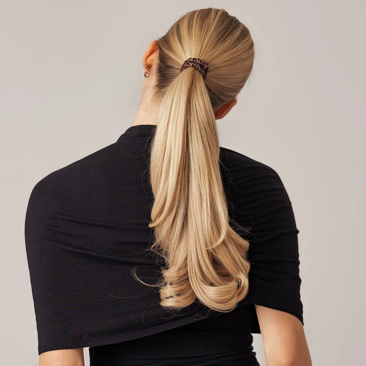 Silkescrunchie Mini i hestehale